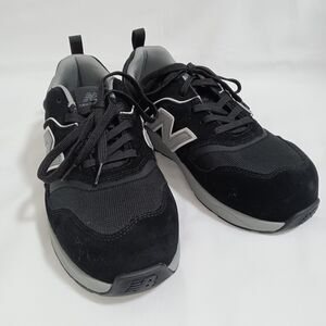 New Balance MUELEHBG WIDE Work Shoe Steel Toe ASTM Men's 11 Black Grey